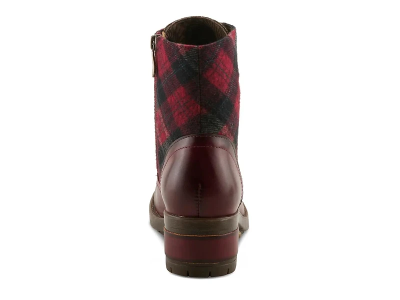 Marty Plaid Bootie