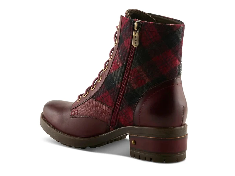 Marty Plaid Bootie