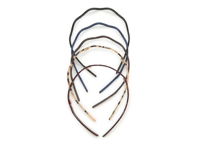 Wavy Headband Set - 5 Pack