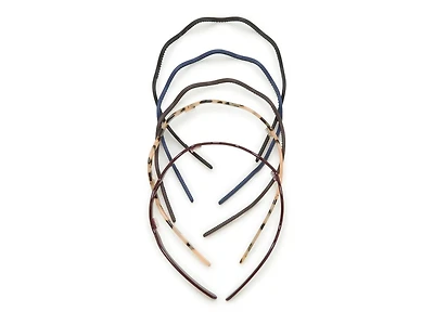 Wavy Headband Set - 5 Pack