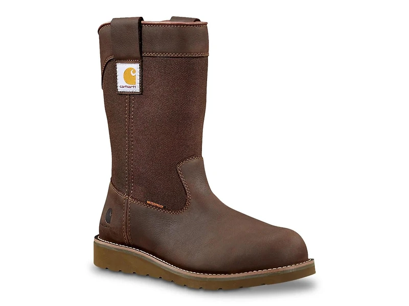Wellington 10" Waterproof Steel Toe Wedge Work Boot - Men's