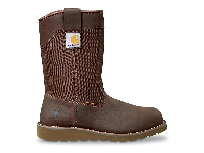 Wellington 10" Waterproof Steel Toe Wedge Work Boot - Men's
