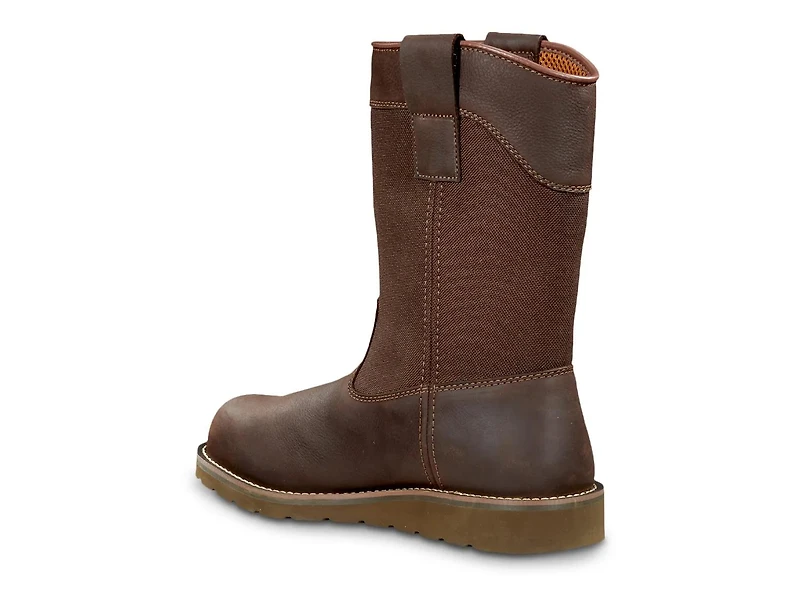 Wellington 10" Waterproof Steel Toe Wedge Work Boot - Men's
