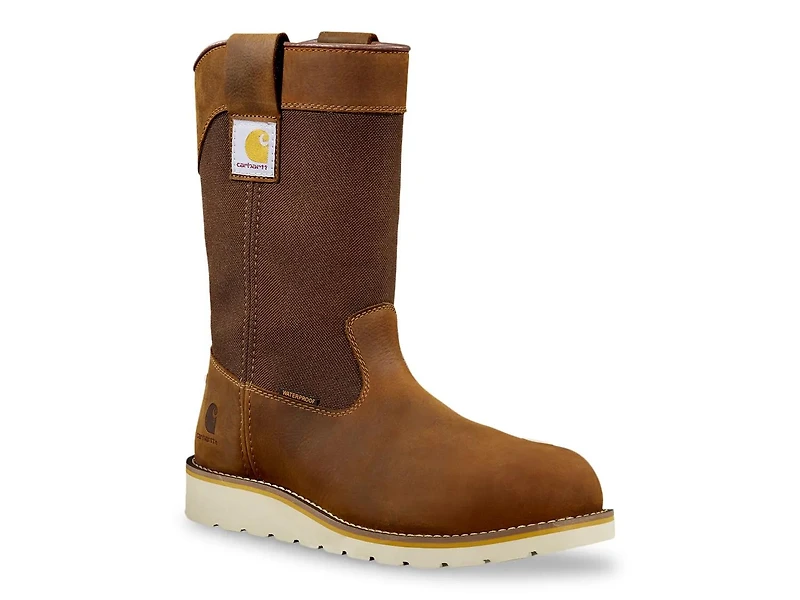 Wellington 10" Waterproof Steel Toe Wedge Work Boot - Men's