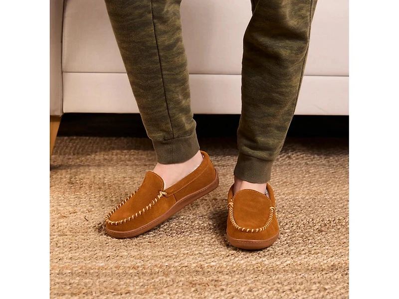 Pile Lined Hardsole Slipper