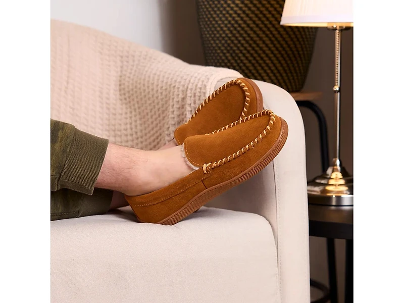 Pile Lined Hardsole Slipper