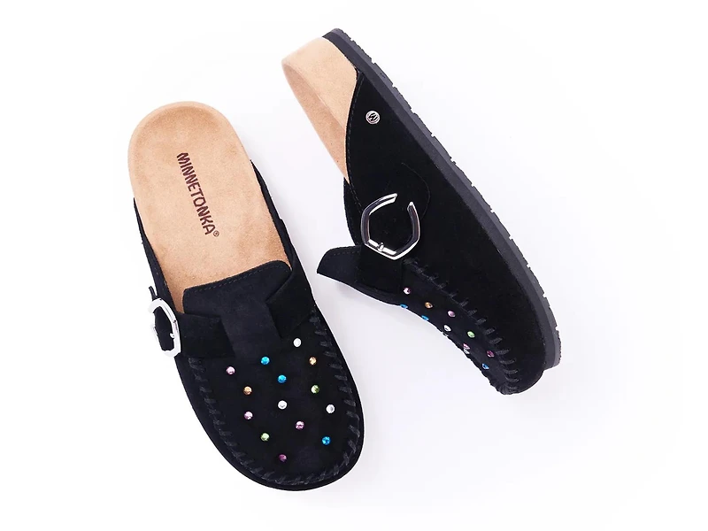 Rhinestone Buckle Clog