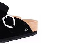 Rhinestone Buckle Clog