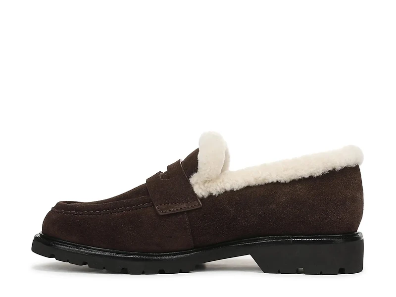 Siena Shearling Penny Loafer - Women's
