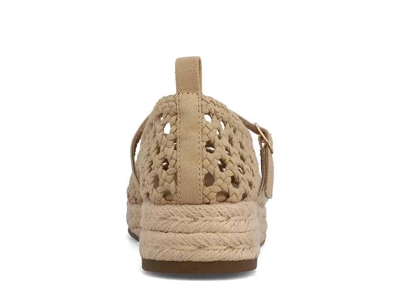 Ela Espadrille Mary Jane Flat