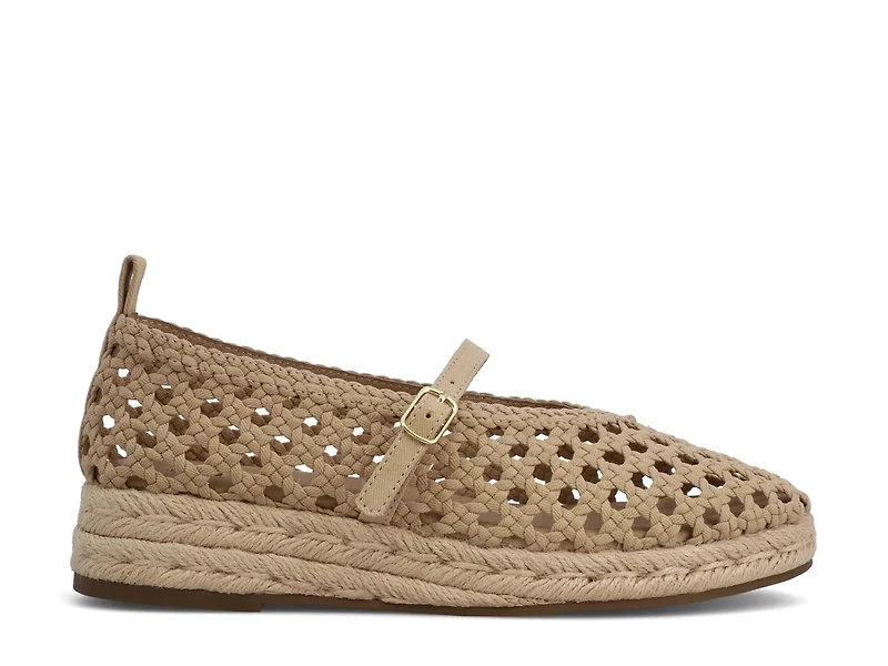 Ela Espadrille Mary Jane Flat