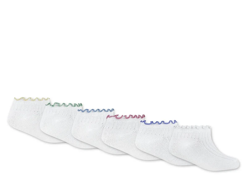 Metallic Kids' Ankle Socks - 6 Pack