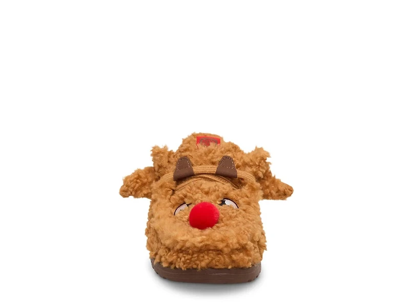 Wally Cozy Reindeer Slipper - Men's