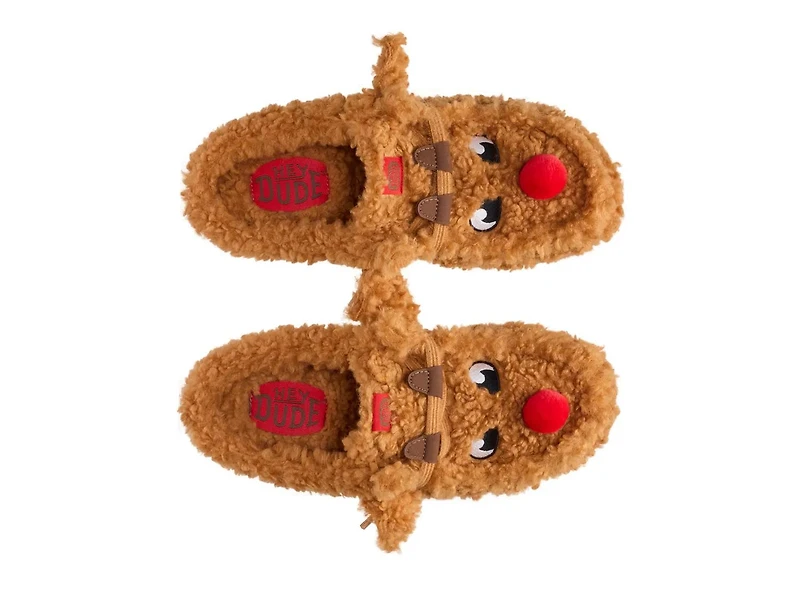 Wally Cozy Reindeer Slipper - Men's