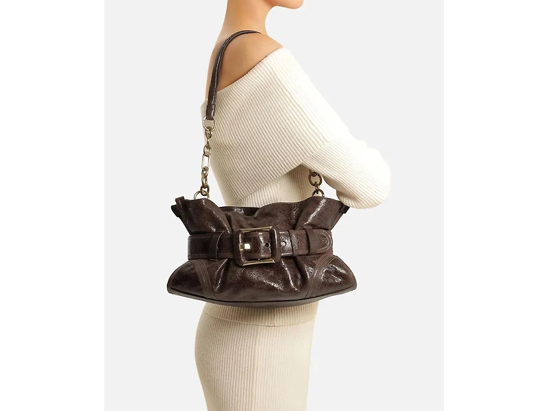 Riley Leather Shoulder Bag