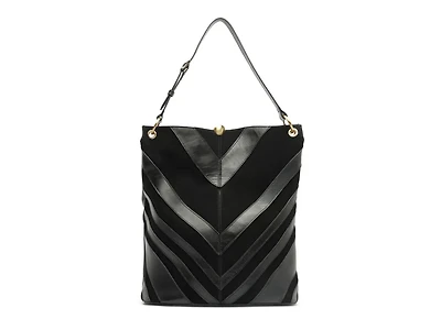Aurora Leather Hobo Bag