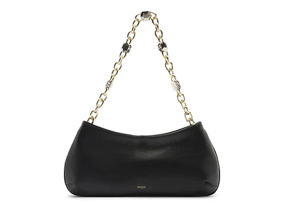 Luna Baguette Leather Shoulder Bag