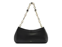 Luna Baguette Leather Shoulder Bag