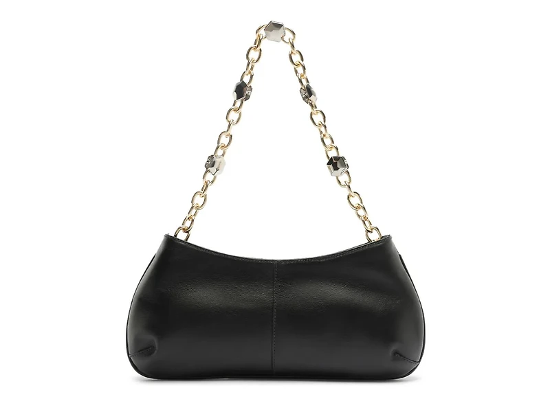 Luna Baguette Leather Shoulder Bag