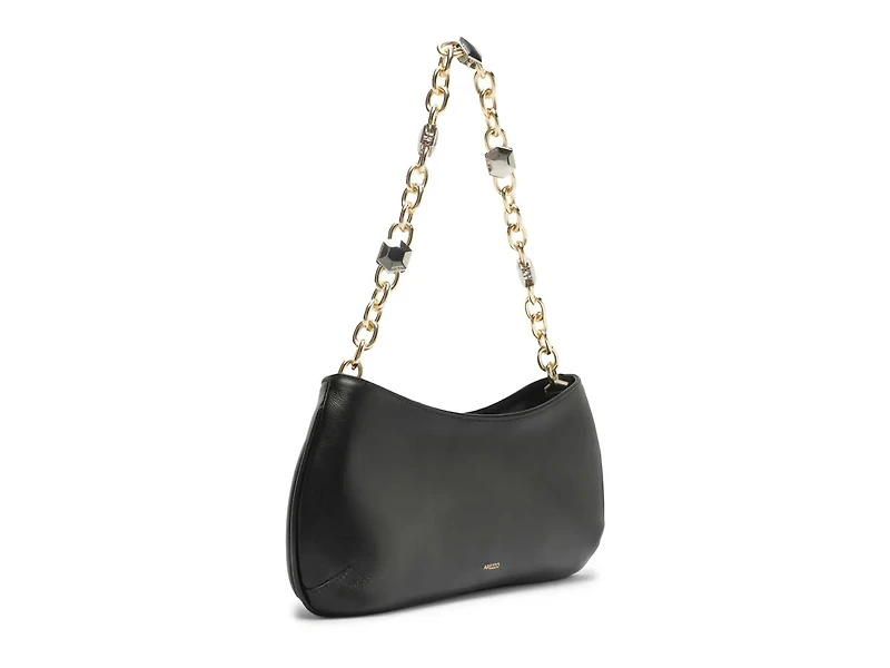 Luna Baguette Leather Shoulder Bag