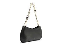 Luna Baguette Leather Shoulder Bag