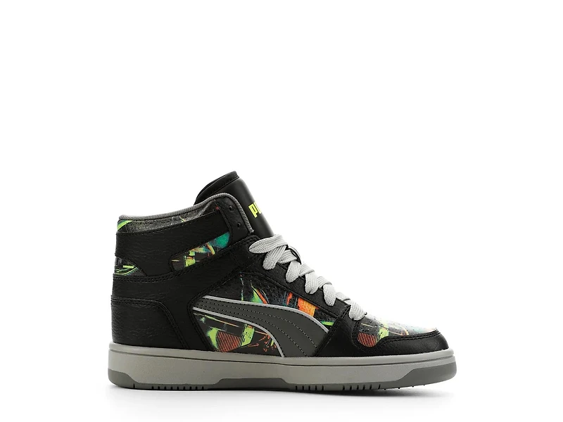 Rebound Layup Digital Drip High-Top Sneaker - Kids'