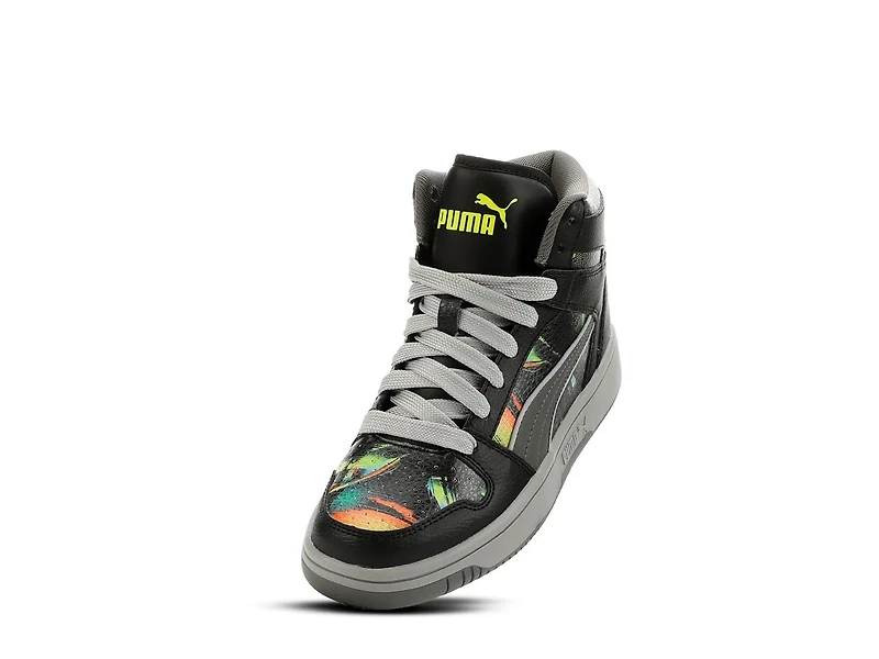 Rebound Layup Digital Drip High-Top Sneaker - Kids'