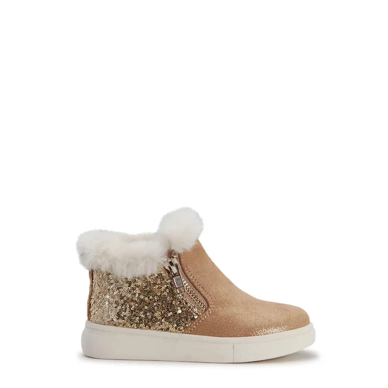Toddler Girls' Lil Pearl Glitter Sneaker Bootie