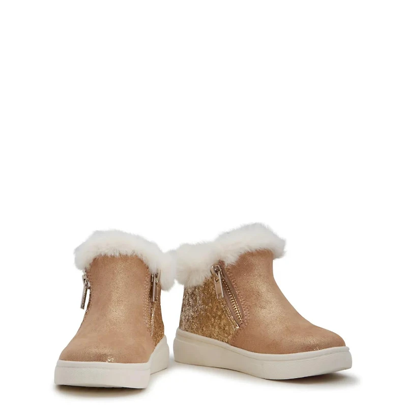 Toddler Girls' Lil Pearl Glitter Sneaker Bootie