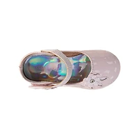 Toddler Girls' Flow Glitter Ballet Flat