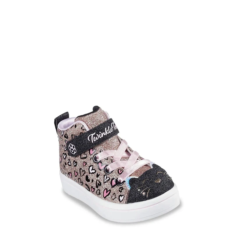 Toddler Girls' Twi-Lites 2.0 Leopard Cat Sneaker