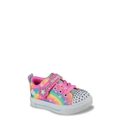 Toddler Girl's Twinkle Sparks Glitter Rainbow Sneaker