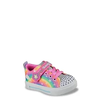 Toddler Girl's Twinkle Sparks Glitter Rainbow Sneaker