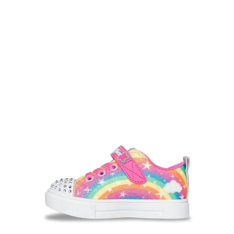 Toddler Girl's Twinkle Sparks Glitter Rainbow Sneaker