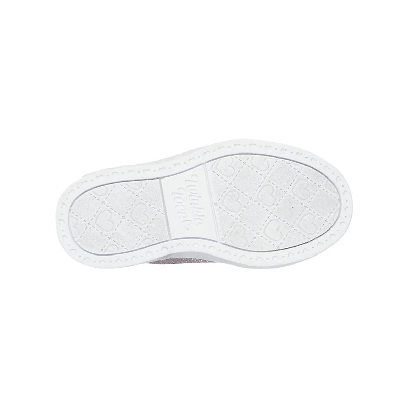 Toddler Girls' Twinkle Toes: Heart Blast Shimmer High-Top Sneaker