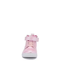 Youth Girls' Reverse Sequin High Top Sneaker