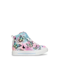 Toddler Girls' Twinkle Sparkle Flutter Hi Top Sneaker