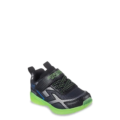 Youth Boys' S Lights: Illumi Brights Grid Flash Running Shoe