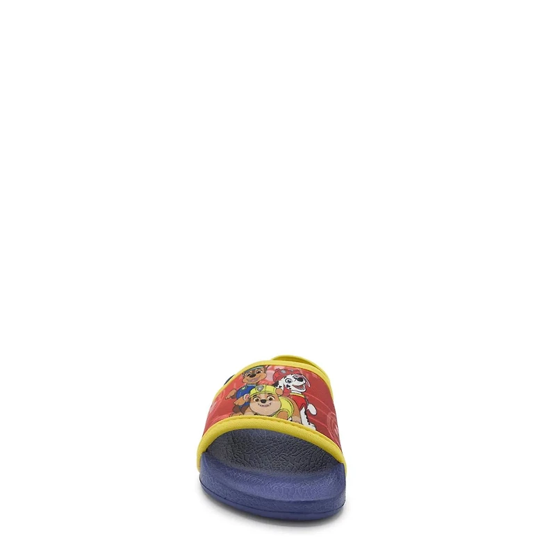 Kids’ Paw Patrol character sling‑back slides