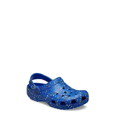 Toddler Boy's Classic Paint Splatter Clog T Sandal