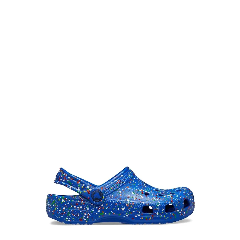 Toddler Boy's Classic Paint Splatter Clog T Sandal