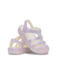 Toddler Girl's Classic Glitter Fisherman Sandal