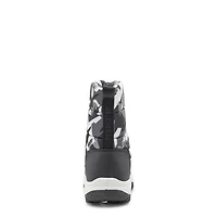 Toddler Boy's Waterproof Dig Camo Front Zip Winter Boot