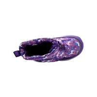 Kid's Unicorn Frt Zip Winter Boot