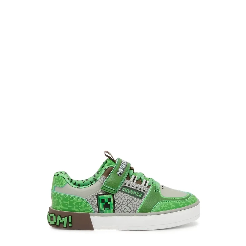 Youth Boys' Minecraft Creeper Court Sneaker