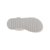 Youth Girl's Rhinestone Flatform Sandal