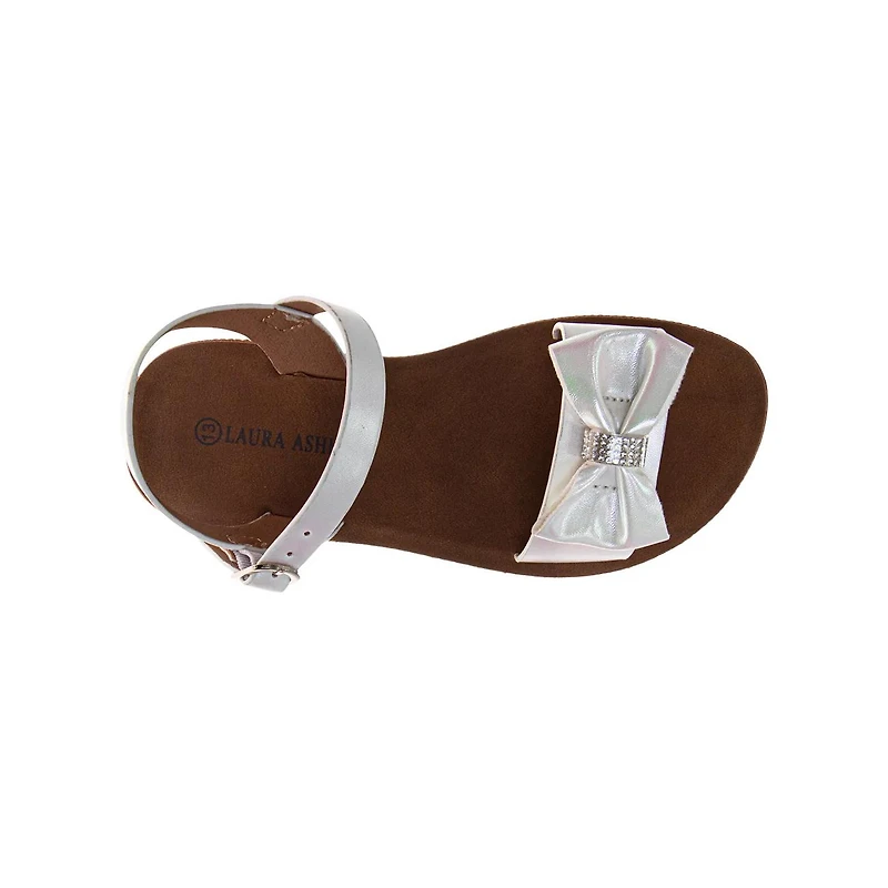 Youth Girls' Rhinestone Buckle Dress Sandal