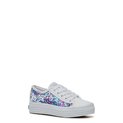 Youth Girls' Triple Up Glitter Under Glass Sneaker