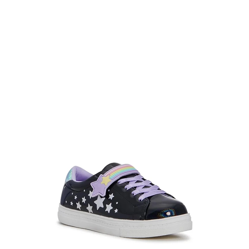 Youth Girls' Stars Applique Sneaker
