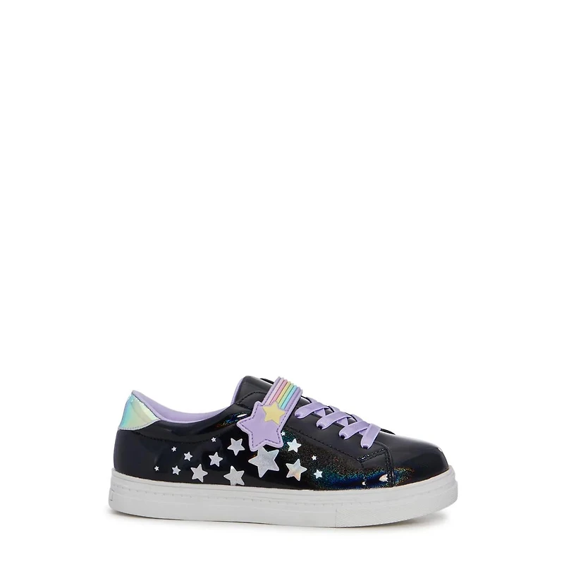 Youth Girls' Stars Applique Sneaker